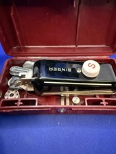 Vtg Singer Buttonholer 160743 in Original Box/Manual 5 Templates USA As Is