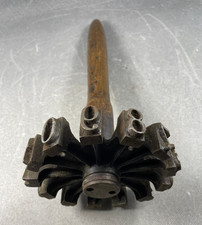 old antique historischer Holz Nummerierschlägel Nummerierhammer Forstwirtschaft
