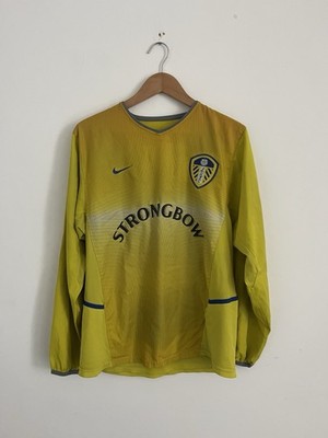 Leeds United Away 2002/03 Long Sleeve Nike Strongbow Football