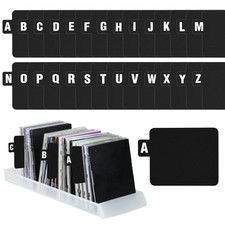 26 Pcs Vinyl Record Alphabetical Dividers A-Z Tab Dividers 4.75x6.75" Record