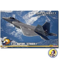 Hasegawa SP558 1/48 Ace Combat 7 Skies Unknwon  F-22 Raptor Strider 1 Model Kit