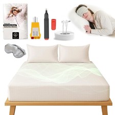 King Size Grounding Sheets 88 Organic Cotton Silver Infused Bed Sheets for