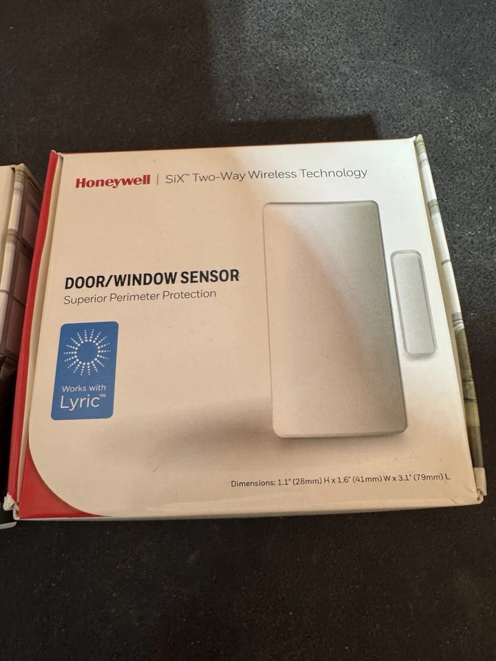 Sensor de puerta/ventana inalámbrico bidireccional Honeywell SiXCT PAR NUEVO Foto 2 de 3