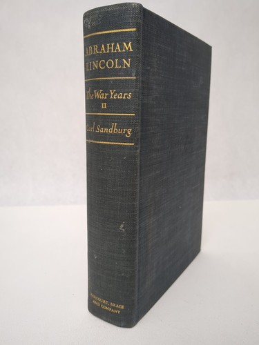 Abraham Lincoln: The War Years Vol. 2 von Carl Sandburg 1939 Vintage Hardcover