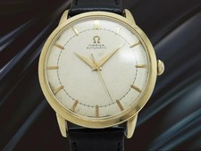 OMEGA 17 Gioielli Automatico Rif. G6518 14K Oro 32mm Bicolore Argento Dial Uomo
