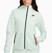 Nike Tech Fleece fullIp hoodie women's small NWT Barely Green FB8338-394