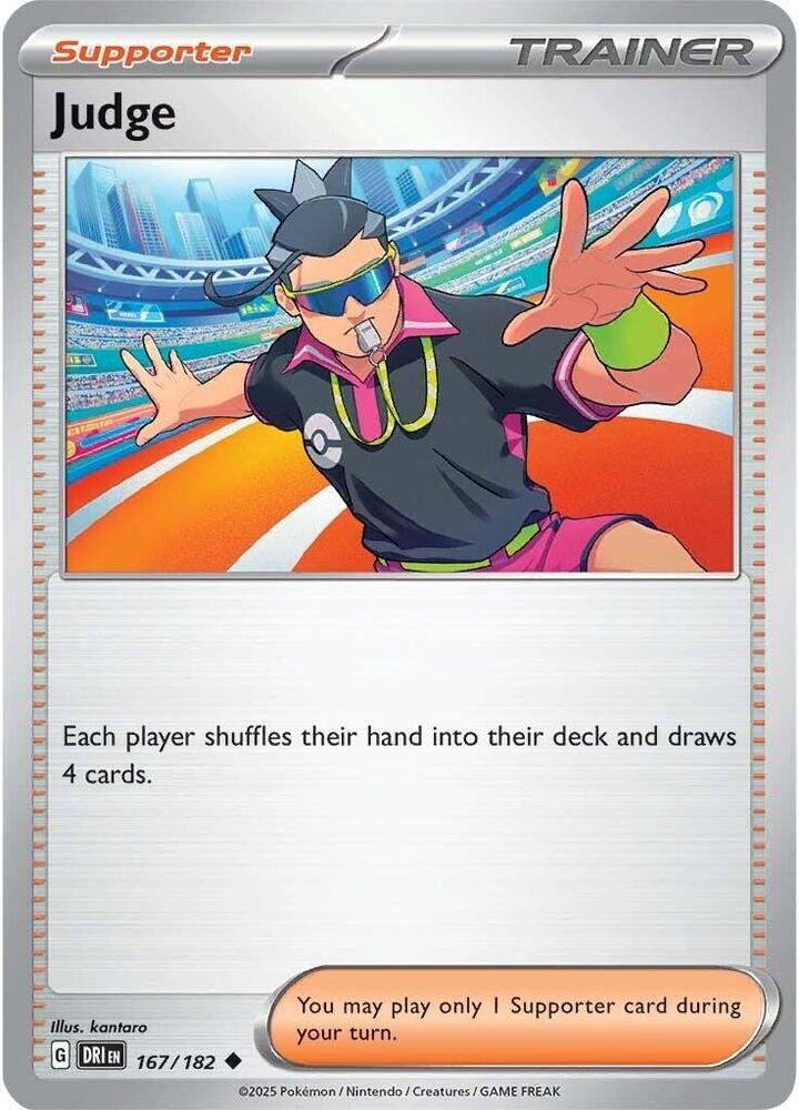 Judge 167/182 Uncommon SV10: Destined Rivals 167/182 NM