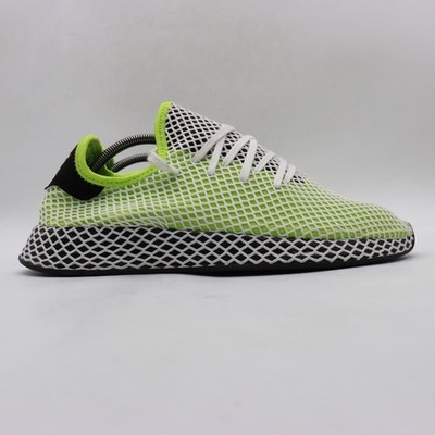Adidas Deerupt Men's 12 M Runner Green Solar Slime Running Shoes Sneakers B27779