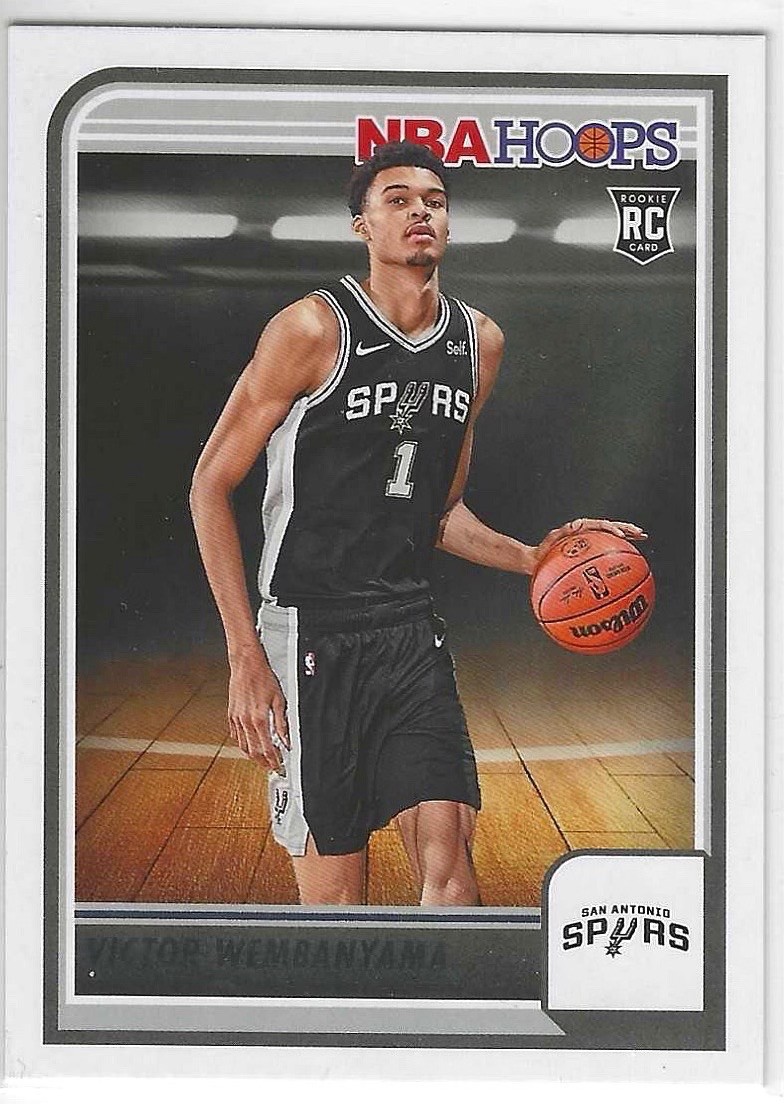 Panini 2023-24 NBA Hoops Victor Wembanyama Rookie #277 San Antonio Spurs Base