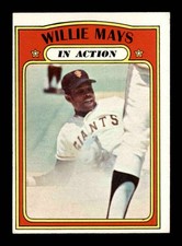 1972 Topps #50 Willie Mays IA EXMT X3341129