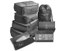 MPM 8 PC Packing Cube Luggage Organizers Set, Travel Packing Bags, Suitcase Bag