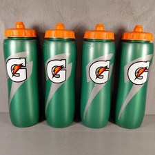 Gatorade 32 Oz Contour Squeeze Sport Water Bottle Workout Fitness, 4 Pack
