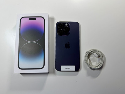 Apple iPhone 14 Pro - 128GB - Guter Zustand - Dunkellila - Zubehörpaket