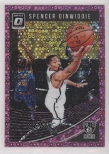 2018 Panini Donruss Optic Fast Break Pink Prizm 6/20 Spencer Dinwiddie #106 04cw