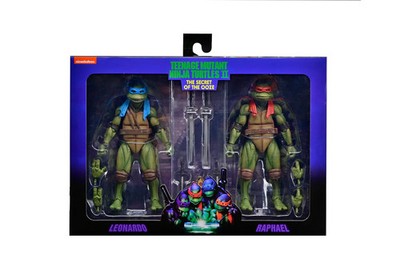 NECA Leonardo Raphael TMNT Secret of the Ooze 2 Pack Teenage Ninja Turtles