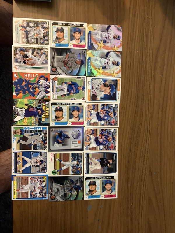New York Mets Lot 105 Total Cards 32 Chrome Cards All Cards Are Sleeved