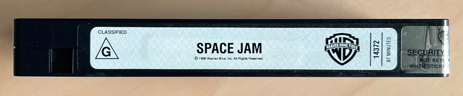 Space Jam (VHS, 1997) Michael Jordan Bugs Bunny thumbnail 3