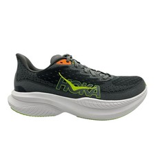 Men's 10 D Hoka One One Mach 6 Shoes 1147790 GPH Black Green Running Gym Sneaker