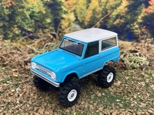 1966 Ford Bronco Lifted 4x4 Truck 1/64 Diecast Custom Off Road 4WD Greenlight