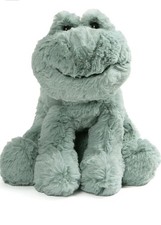 GUND Cozys Collection Frog Stuffed Animal Plush, Pale Olive, 10" Green Floppy