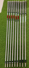 KBS Tour C-Taper 130 X Stiff Iron Shafts Pulls Set 9 Shafts Golf Pride Grips