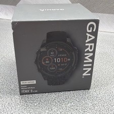 Garmin fenix 8 Solar Sapphire Smartwatch 47 mm Carbon Black Gray DLC Titanium