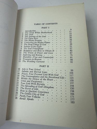 RARE Books of Azrael Set Teachings of the Great White Brotherhood 1960s Devorss - Imagen 11 de 23