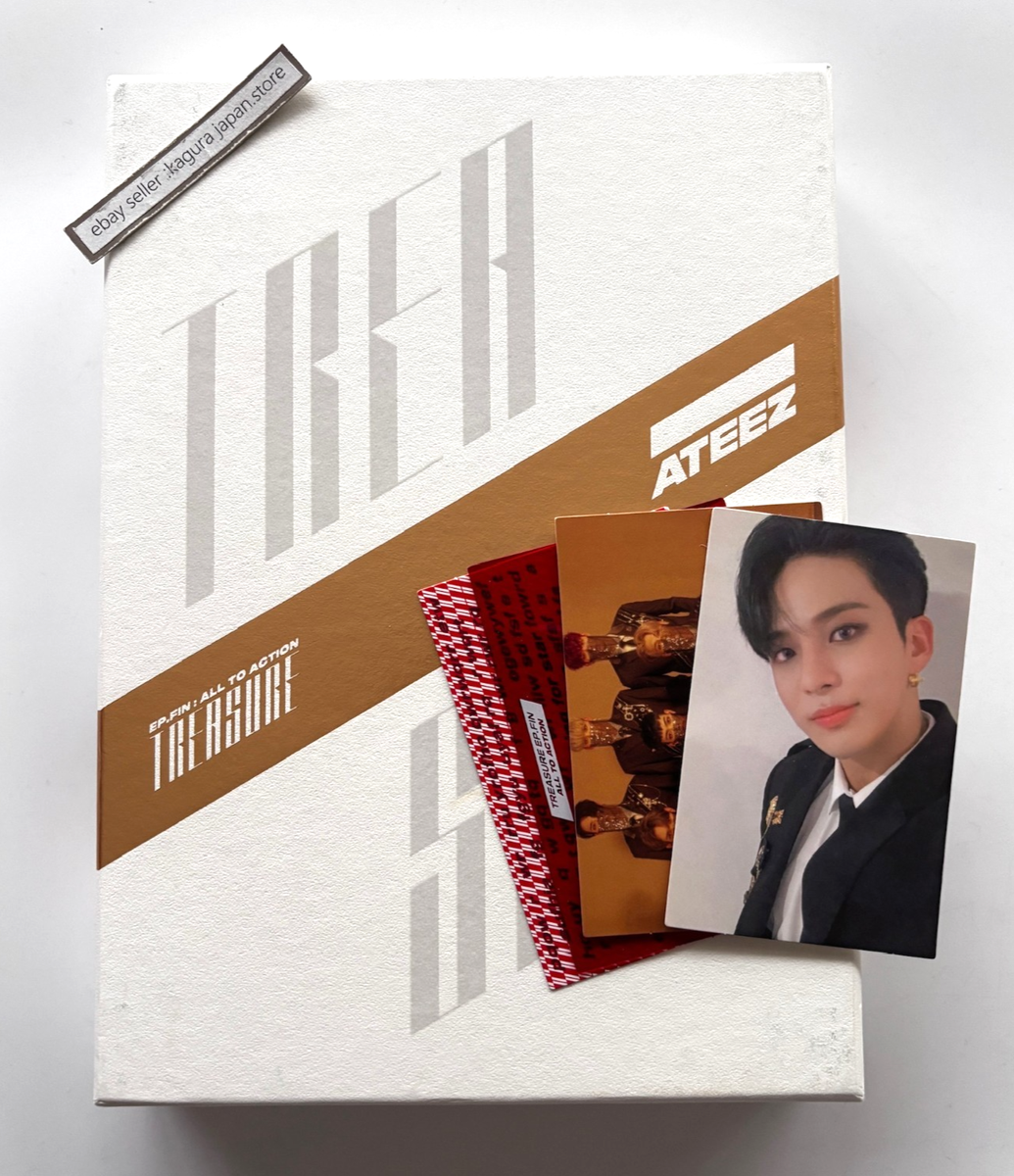 ATEEZ [JONGHO] TREASURE EP.FIN All To Action Z ver. CD + Photocard
