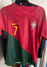 Nike Portugal National Team Cristiano Ronaldo #7 Soccer Jersey Red Green Mens S