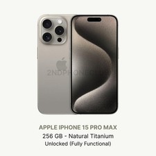 iPhone 15 Pro Max Unlocked for Sale | Shop New & Used Cell Phones