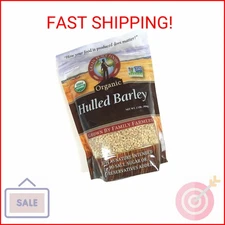 Grain Place Foods | Non-GMO Organic Hulled Barley | Made in the USA | 2 lb Bag