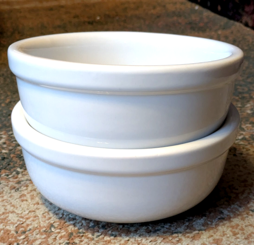IDG Williams Sonoma / Basics Collection / 6” X 2-1/2"Cereal Soup Bowl / Set Of 2