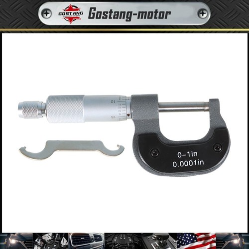 Outside Micrometer Metal 0-1" Premium Precision Carbide Tips 0.0001