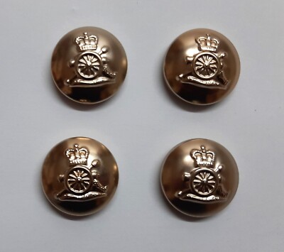 RA Dress Buttons 30L British Army Royal Artillery Cannon Insignia ...