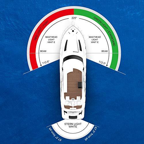 Blanco LED Plegable Barco Luz Poca Barco Luz de Ancla para Pontón Barco de Pesca - Imagen 2 de 7