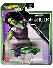 Official Mattel Hot Wheels She Hulk Character Diecast Car Marvel Studios
