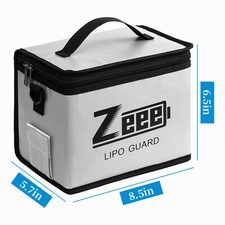 Zeee Safe Guard Fireproof Explosionproof Bag for Lipo Battery Charge  Storage