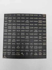 Federal Signal Legend Sticker Sheet for Smart Keypad - SS2000 / SSP3000