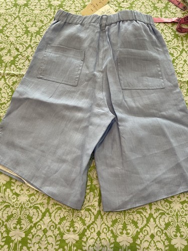 Little Boys Marco & Lizzy Linen Shorts Blue 7 - Picture 13 of 13