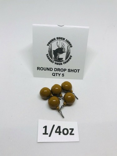 Jungbockköder rund Drop Shot. Bemalt und unvollendet passend zum Boden 5-10 Stück - Bild 14 von 26