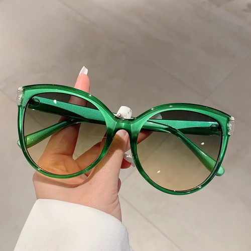 Occhiali da sole KAMMPT vintage occhio di gatto 2025 nuovi donna eleganti oversize caramelle - Foto 20 di 26