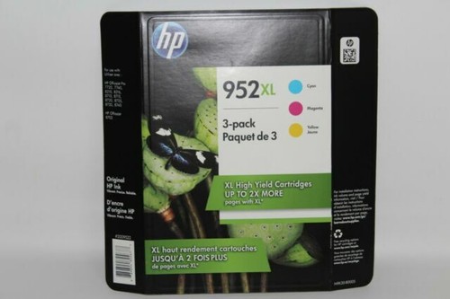 HP 952XL High-Yield Cyan/Magenta/Yellow/Jaune Ink Cartridges