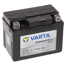 BATTERIA MOTO VARTA YT4L-4 3AH 40A AGM + LIQUIDO = YUASA YTX4L-BS FIAMM FTX4L