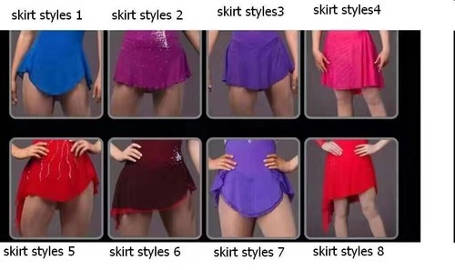 Designer and manufacturer store for girl's Ice figure skating competition dress - Afbeelding 6 van 7