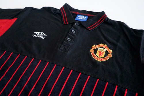 Manchester United 1999/00 UMBRO Polo Fußball Shirt XL 90s Herren Fußball Trikot - Bild 7 von 10