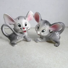 Vintage 1950s ArtMark Mice Salt & Pepper Shakers Japan SP30-140