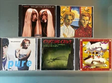 90’s ROCK 5 LOT: REMBRANDTS, NELSON, PRIMITIVES, ENO/CALE, COUNTING CROWS VG+