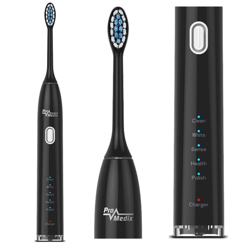 Cepillo de dientes eléctrico con estuche de viaje 5 modos de limpieza IPX7 - Imagen 7 de 9