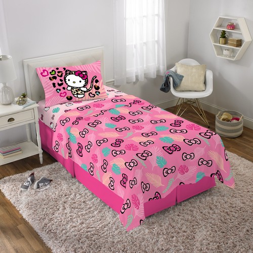 Hello Kitty Kids Twin Sheet Set, Pink, Sanrio - Picture 2 of 6