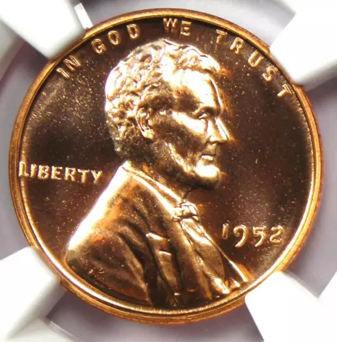 1952 Proof Lincoln Wheat Cent Penny 1C Coin - NGC PR68 RD (PF68) - $1,500 Value!